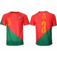 Portugal Pepe #3 Fotballklær Hjemmedrakt VM 2022 Kortermet